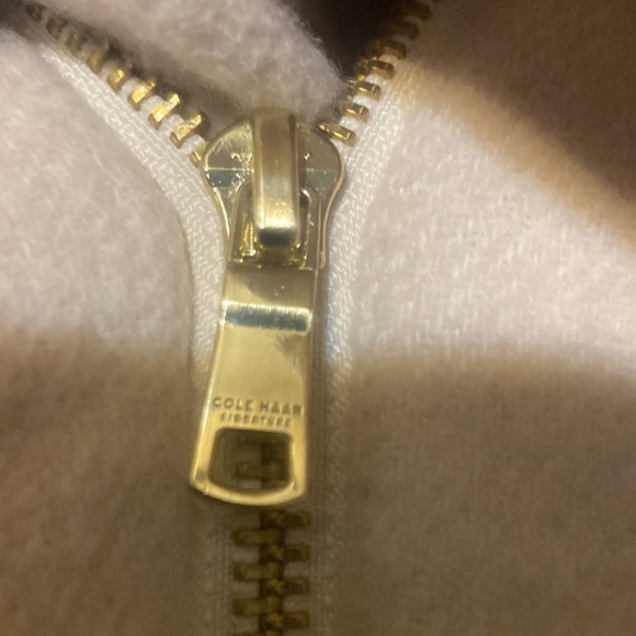 NEW / no tags——Cole Haan Red Riding Hood Asymmetrical Belted Wool Blend Coat - Picture 2 of 7